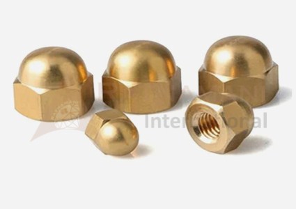 Brass Dome Nuts