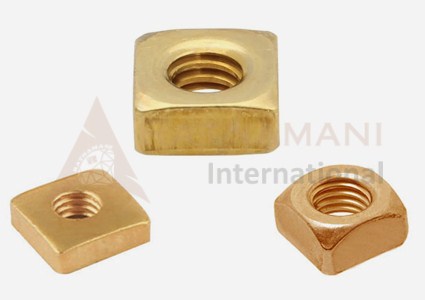 Brass Square Nuts