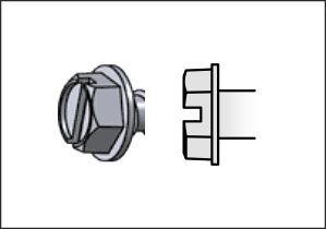 Slotted Hex Washer